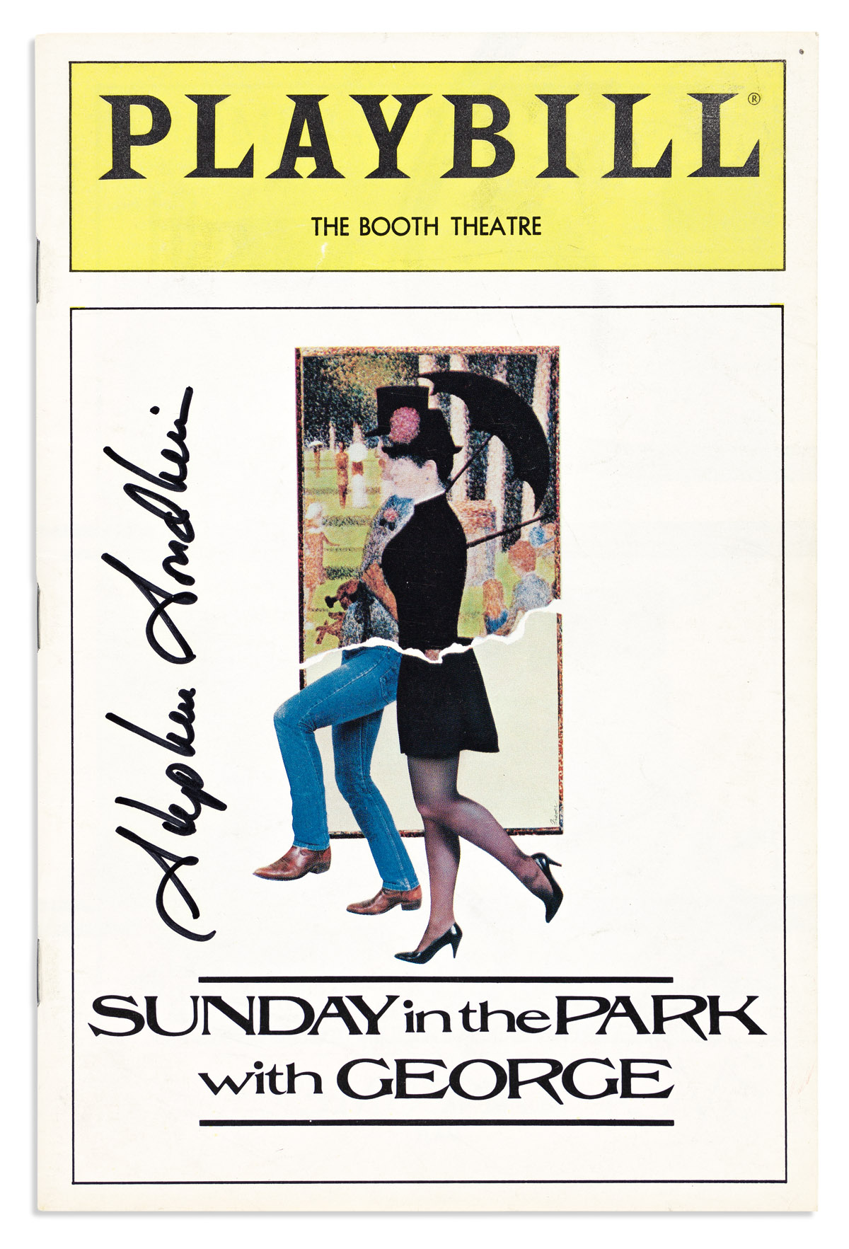 SONDHEIM, STEPHEN. Two programs for his plays, each Signed or Signed and Inscribed on the front cover: